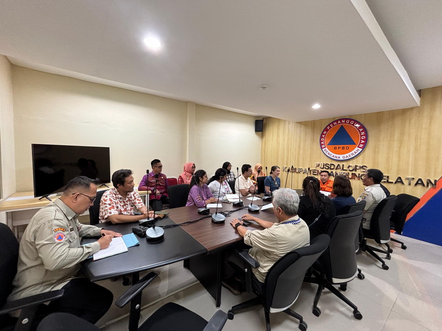 BPBD Lampung Selatan Terima Kunjungan ADPC, MACP, dan PALUMA